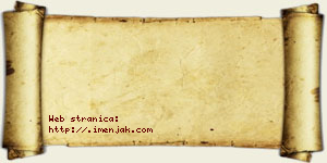 Tomanija Aćimović vizit kartica